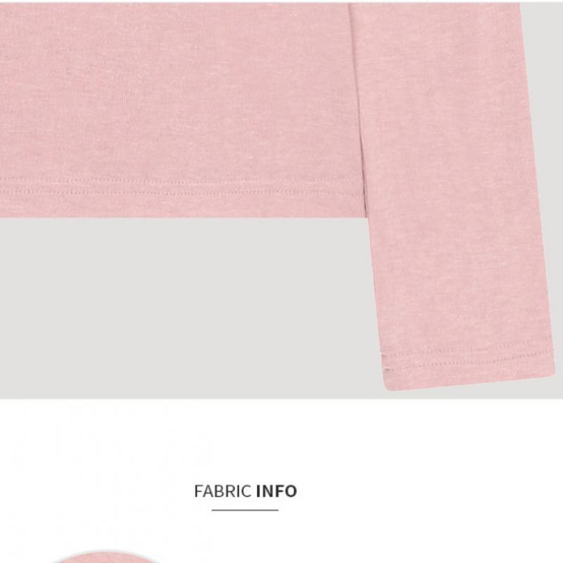 [She S miSS] Мягкая шерстяная футболка с воротником-стойкой SajTSo12510