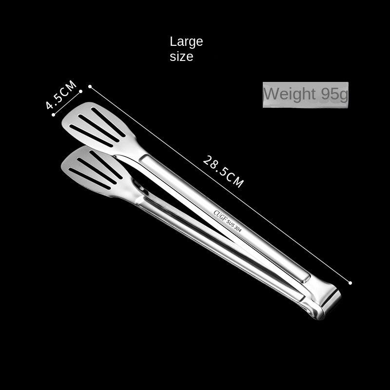 1 шт. 304 силиконовый зажим для стейка из нержавеющей стали, зажим для барбекю, зажим для еды, зажим для барбекю, зажим для еды, зажим для хлеба