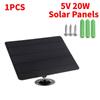 20 Вт 5 В солнечные панели портативное зарядное устройство Micro USB на солнечной батарее водонепроницаемый внешний аккумулятор регулируемая подставка на 360° источник питания для камеры видеонаблюдения