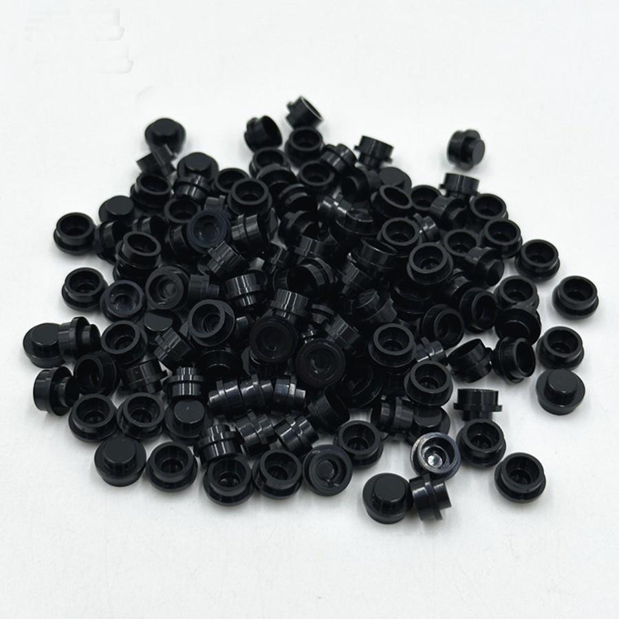 200 шт. DIY строительные блоки 1x1 круглая пластина Pixel Art Kit кирпич оптом, совместимый 4073 аниме-фигурка, просветляющий подарок для детей