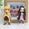 Украшения для комнаты фигурка kimetsu no yaiba камадо танджиро экшн-фигурка агацума зеницу незуко воин пвх модель игрушки
