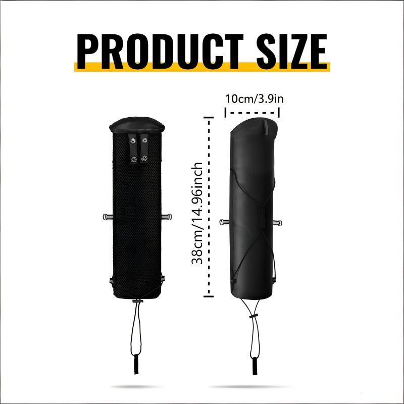 Lightweight External Hiking Pole Storage Bag Fish Bone Pocket Lightweight Opening Tightening Buggy Bag Trekking Poles Bag