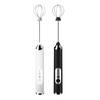 Electric Frother Mixer Whisk Beater 3-Speeds USB Rechargeable Handheld Food Blender Coffee Milk Drink Egg Stirrer Cordless Portable Design