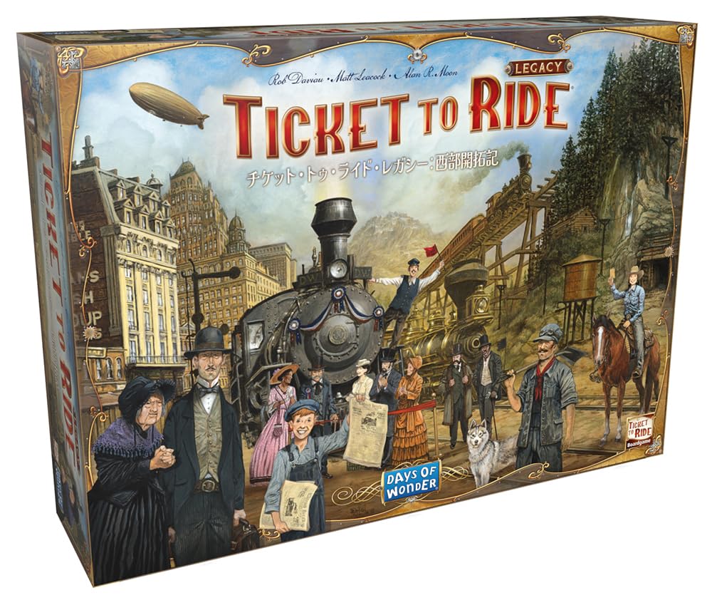 Hobby Japan Ticket To Ride The Wild West Japanese Version Minutes X 12 Ages 10 and Board Game Legacy (2-5 Players, Approx. 20-90 Rounds, Up)