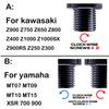 Для Kawasaki Yamaha Z900 Z750 Z650 Z800 Z1000 Z400 Z900RS MT07 MT09 MT15 Мотоциклетные Зеркала Заглушки Отверстий Винты Колпачки Z 900 750 650