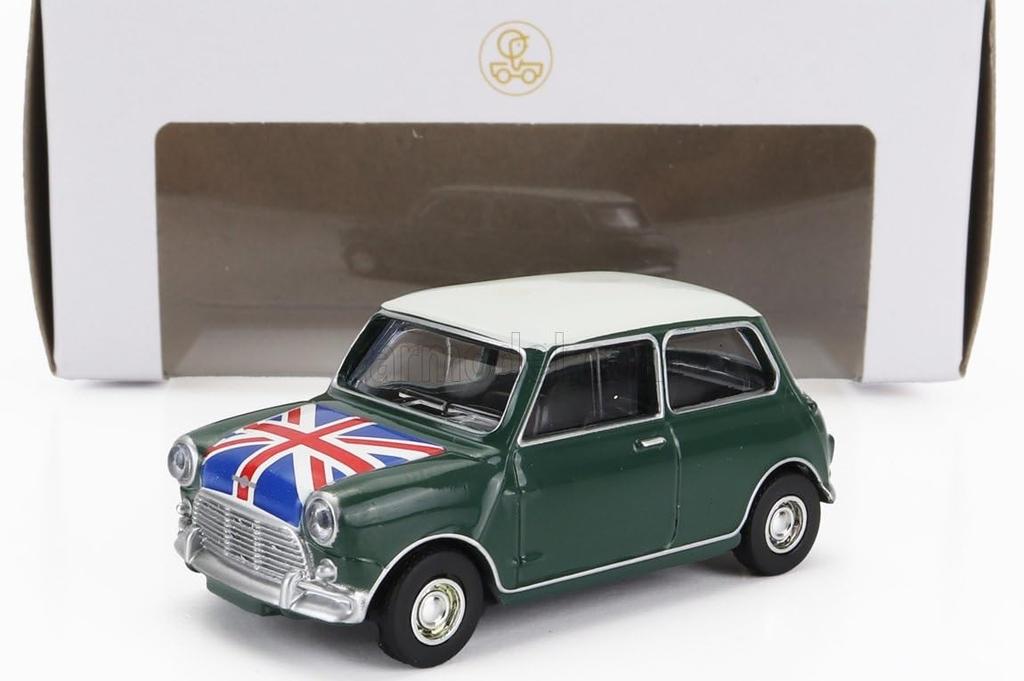 NOREV 1/64 Scale Mini Cooper S 1964 (Union Jack Hood) Diecast Model Car [Imported]