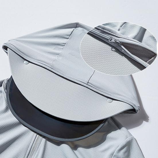 Women's Sun Protection Hoodie Jacket UV Blocking Long Sleeve Cooling Sun Shirt Casual Windbreaker Sportswear for Summer Outdoor Hiking