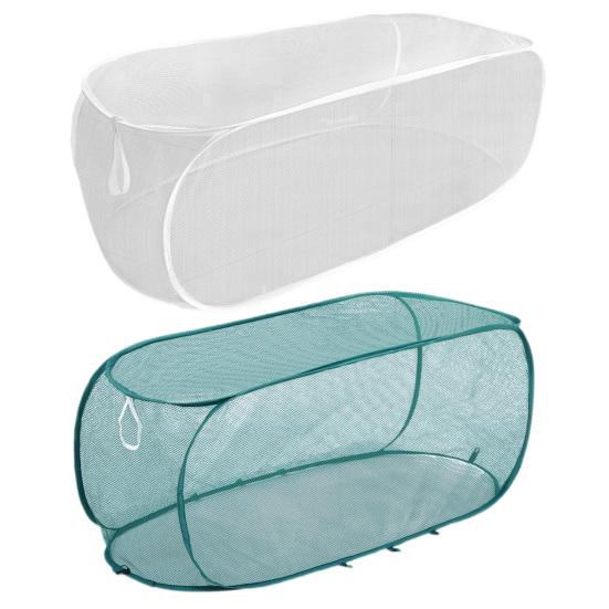 Garden Netting for Raised Beds Foldable Mesh Plant Cage with Ground Stakes Insect Bird Control Raised Bed Cover for Plant Protection