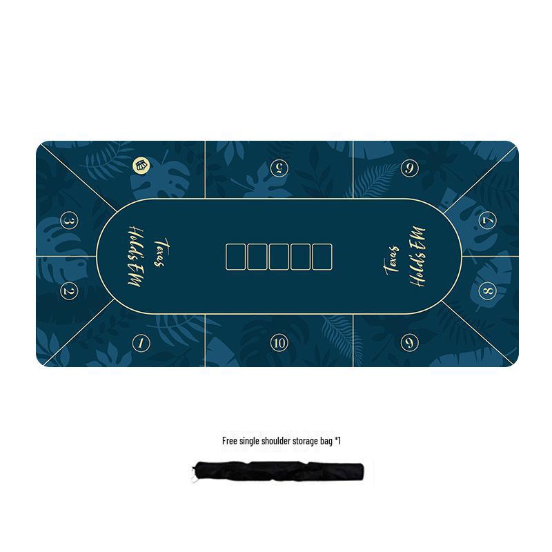 Коврик для покерного стола Texas Hold'em Silent Non-slip - утолщенная ткань для карточек для семейных вечеринок, в стиле TikTok, очень большой