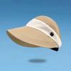 Anti UV Summer Wide Brim Sunhat Korean Style UV Protection Visors Woman's Sunshade Hat  Outdoor