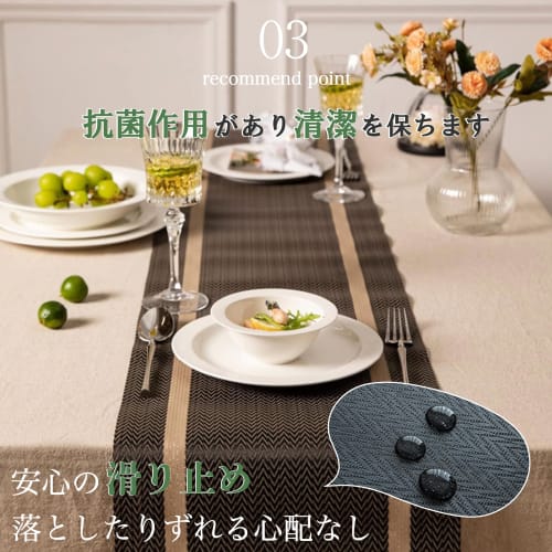 snowygattina Table Runner, Table Mat, Transparent Runner, Placemat, Table Runner, Nordic Table Liner, Table Centercloth, Water-Repellent, Stylish, Nor