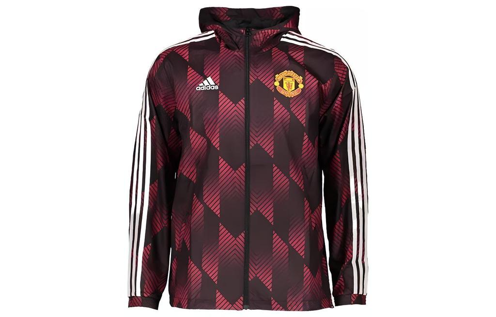 adidas Куртки Манчестер Юнайтед Мужские Фуксия С Капюшоном Умеренные GR3872