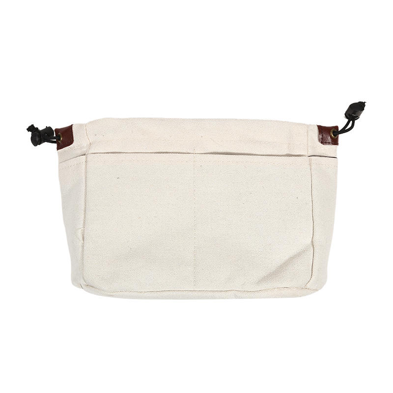 Органайзеры для хранения из холста с завязками, многокарманная сумка-вкладыш, легкая портативная дорожная сумка для хранения