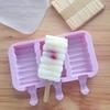 Летняя форма для мороженого DIY на 3/4/8 ячеек, силиконовая форма для эскимо, сыра, многоразовые кухонные бытовые аксессуары