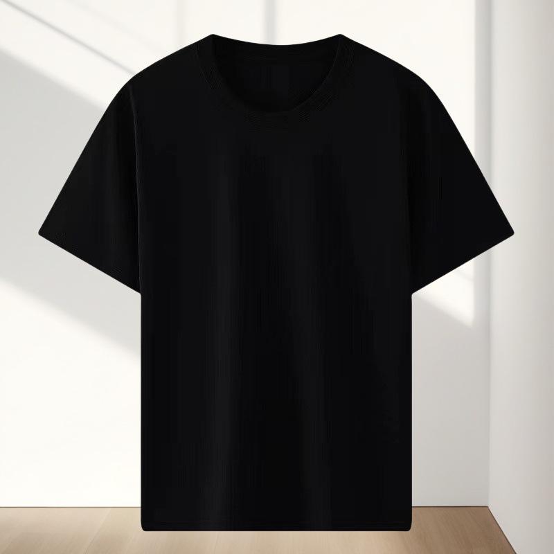 Футболка унисекс из гребенного хлопка плотностью 180 г, свободного кроя, однотонная