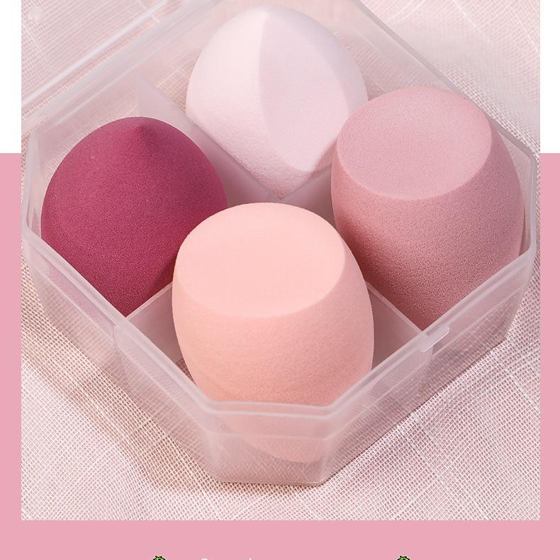 4 шт., блендеры для спонжей для макияжа, спонж для растушевки основы, аппликатор, косметические спонжи, инструменты для макияжа