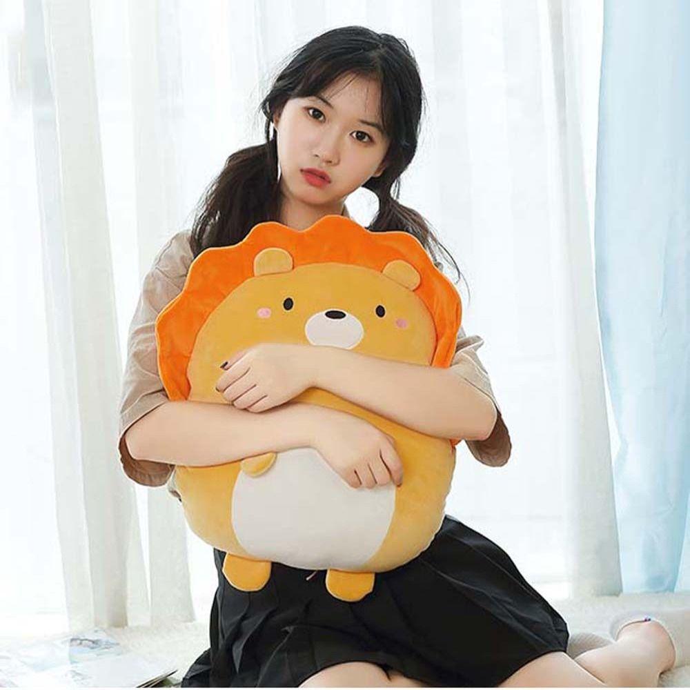 Plush Pet Peluche Fuzzy Animal Stuffed Toys Dinosaur Plush Toy Penguin Plush Doll Lion Plush Pillow