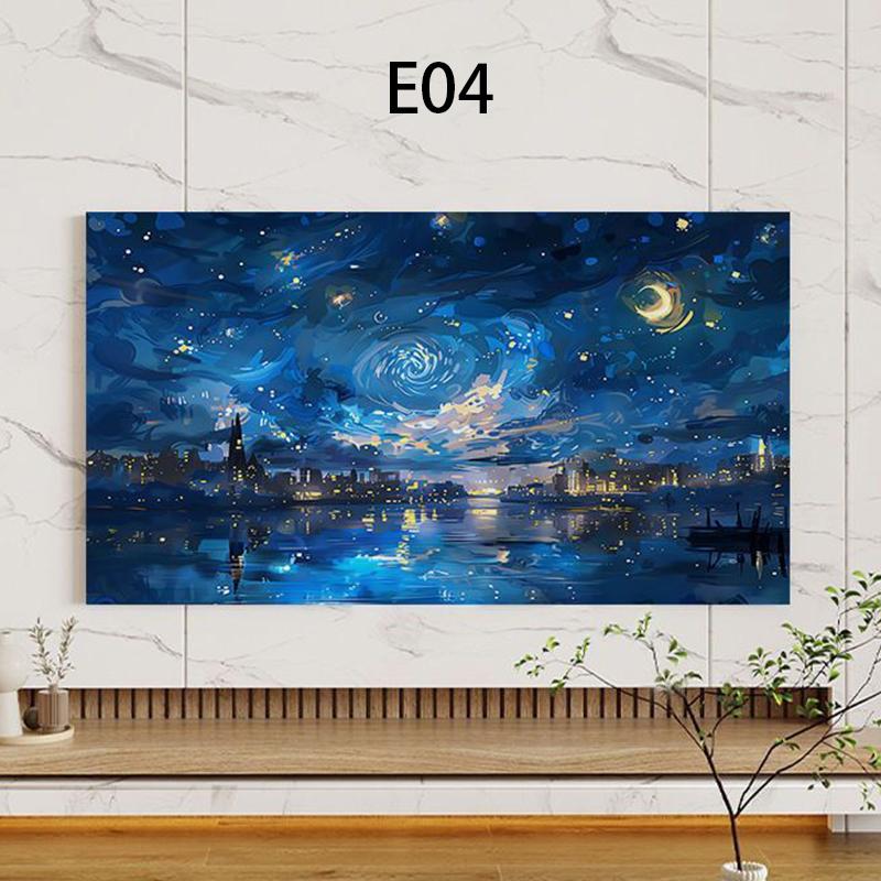 1 шт. Чехол для телевизора Защита от пыли Бытовой 32/43/50/55/65 дюймов Подвесной Чехол для LCD Телевизора Домашний Универсальный Декоративный Чехол для Телевизора