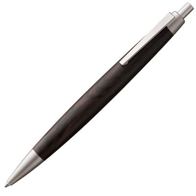 Lamy Шариковая ручка Blackwood 2000 года выпуска Корпус черного цвета Granadilla Элегантная шариковая ручка с палладиевым покрытием Идеальный баланс Большой объем стержня Ширина линии M