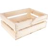Caisse De Rangement - CREATIVE DECO - Bois Naturel - 40 X 30 X 15 Cm