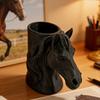 3D-печатная голова лошади Держатель для ручек Практичный настольный органайзер для карандашей Маркеров Креативный Офисный Домашний Декор Уникальный Подарок для Студентов