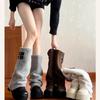 Thick-soled Plush Boots Women's 2025 Winter Explosion Small Man But Knee Boots Spice Girl Pant Tube Boots