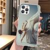 Чехол для телефона 'Балерина Балетный Танец' Мягкий для iPhone 16 15 14 13 12 11 Pro Max X XR XS 7 Plus 8 + SE 2020 Узор Индивидуальный Чехол