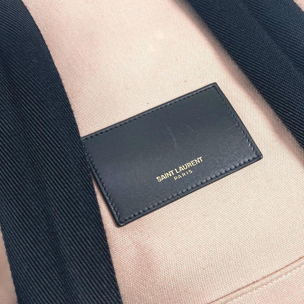 Saint Laurent Paris 326865 сумка с логотипом Рюкзак Розовый Бежевый/Черный