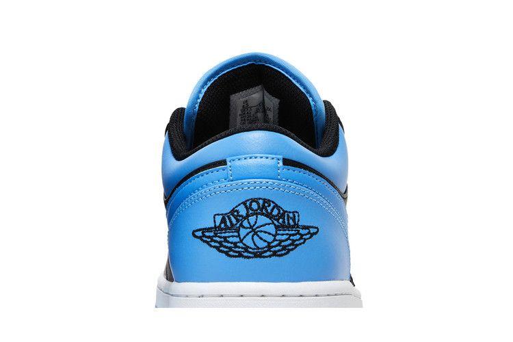 Men's Sneakers Jordan 1 Low Black University Blue Black/Black-University Blue-White