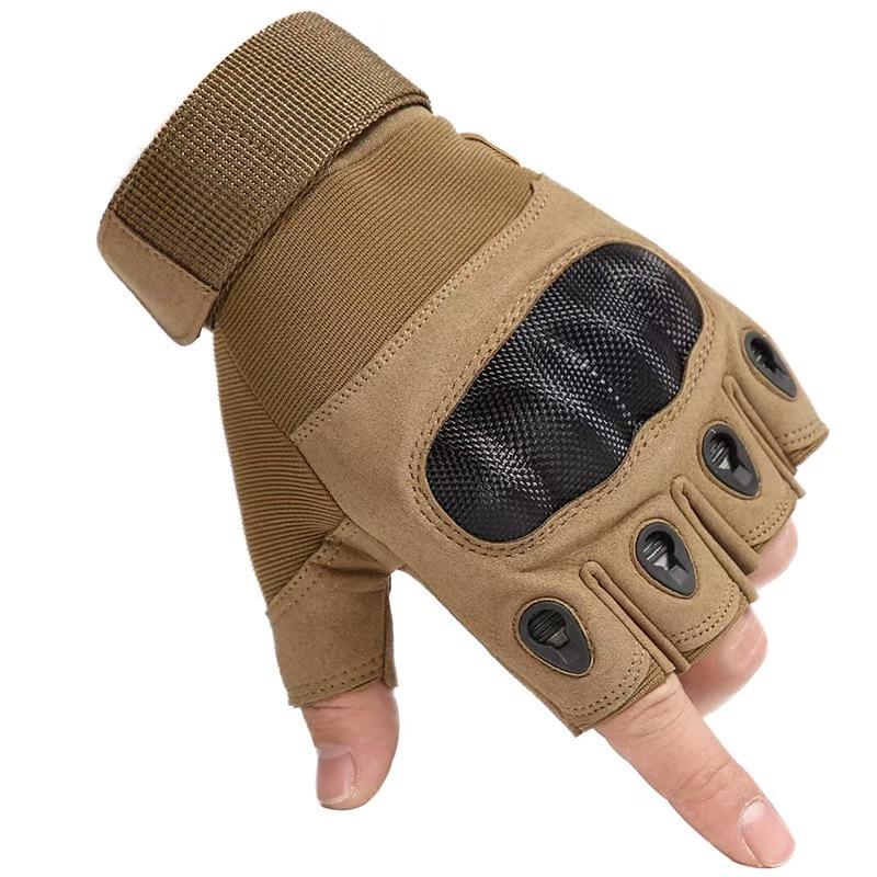 WANZHUO Factory Half-Finger Protective Gear Fitness Gloves Waterproof Outdoor Tactical Shooting Hunting Training for Sports