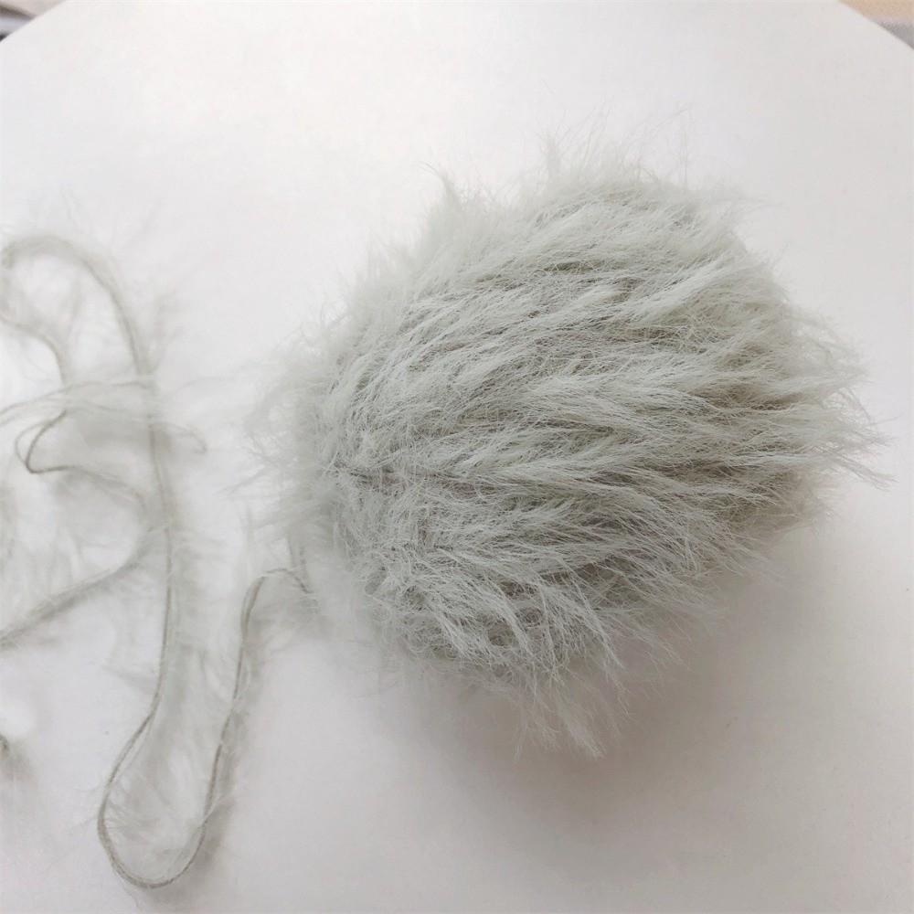 Fleece Texture Hand Crocheted Thread Long Hair Fine Wool Yarn Imitation Mink Yarn For Hand Crochet