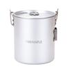 FIREMAPLE Frost Aluminum Pot 900ml Lightweight Outdoor Cooker with Lid Compatible with Firewood and Open Fire Cooking Utensils Storage Bag Included UL