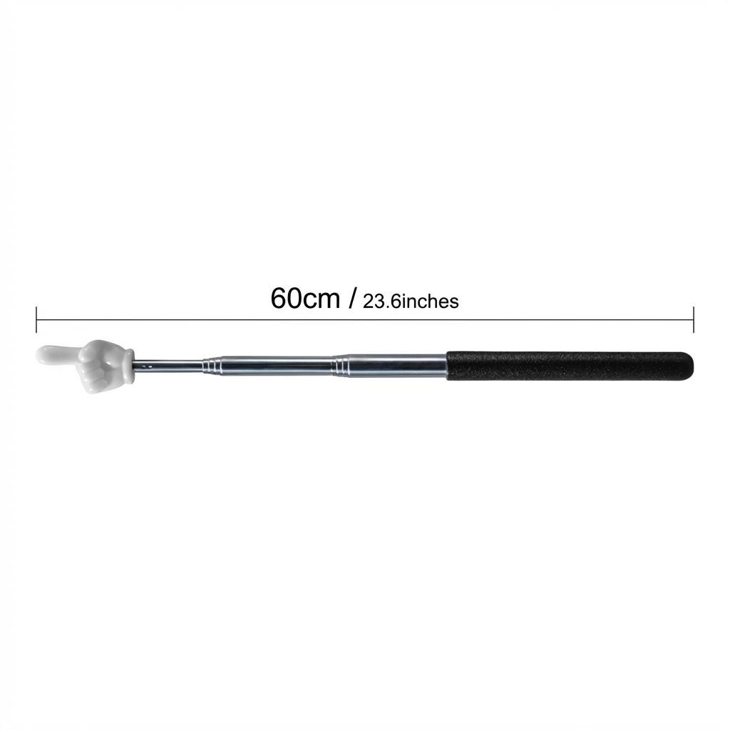Retractable Reading Pointer Sticks for Kids Teachers Classroom Teaching Tool with Anti-Slip Handle Lightweight Design