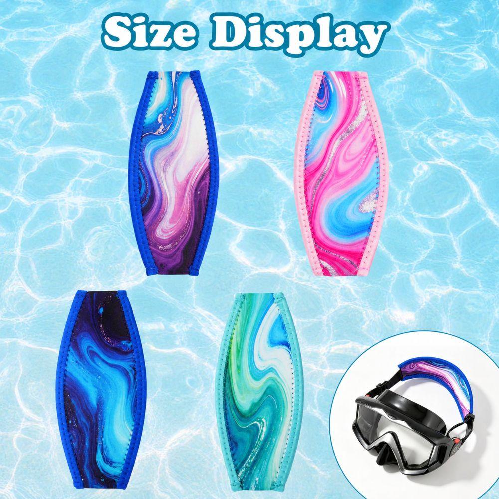 Waterproof Diving Mask Strap Anti-Slip Snorkel Mask Strap Cover Hair Protector Wrap  Water Sports