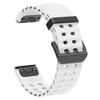 26 мм силиконовый ремешок для Garmin Fenix 8 51 мм/Enduro 3/Instinct 2X с множеством отверстий