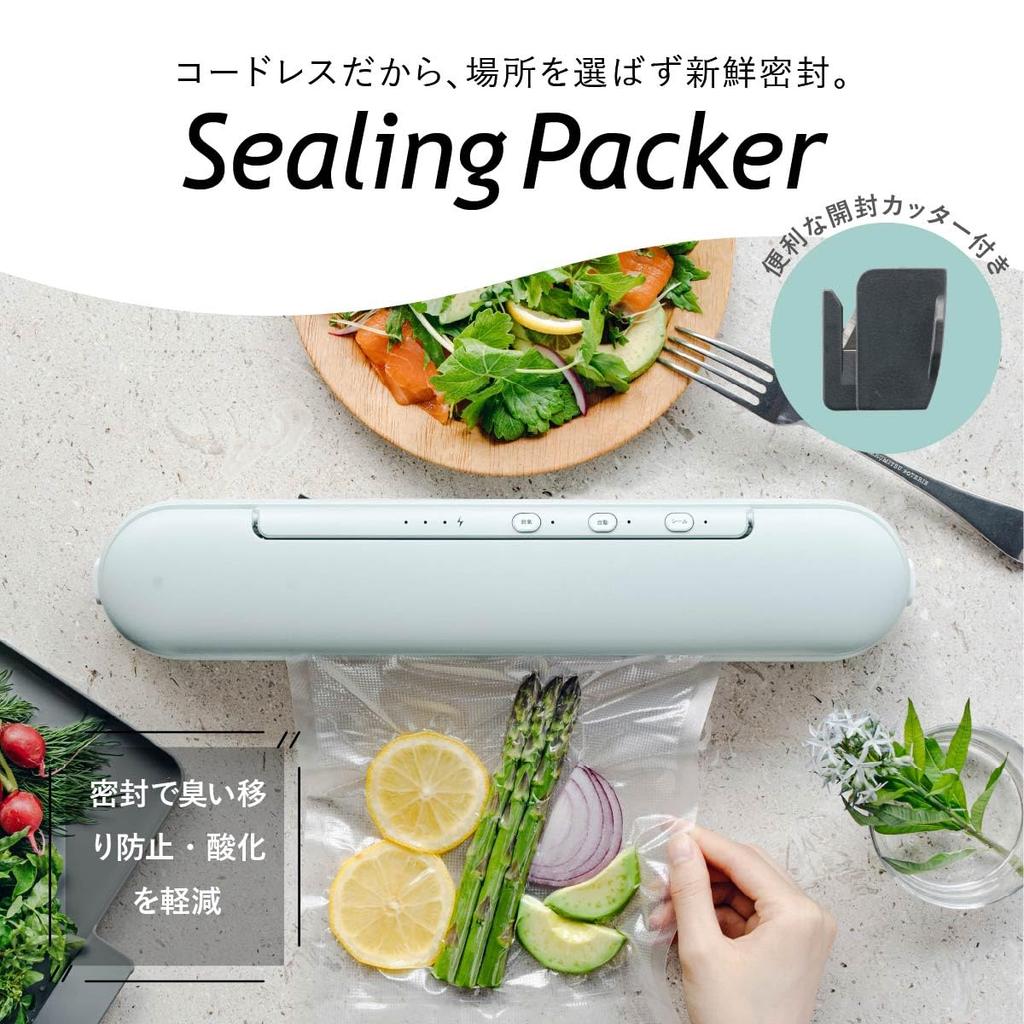 OHM Беспроводной вакуумный упаковщик Green COK-E-WSL03S – кухонная техника