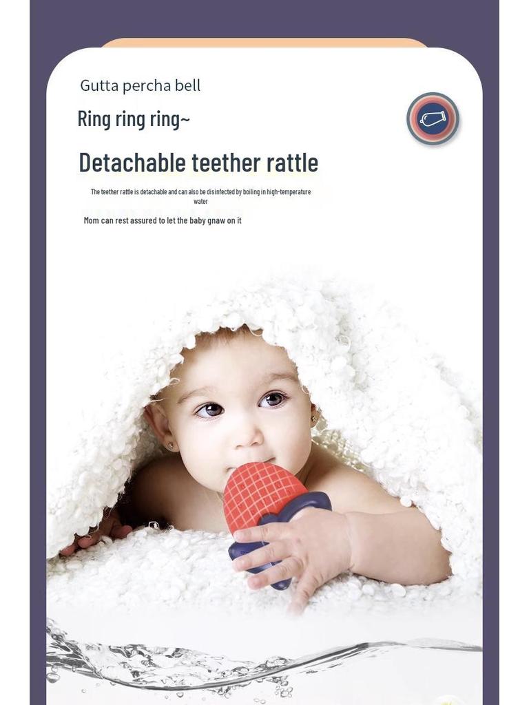 Multi-Functional Music Crib Mobile with Remote Control, Projection Light, and Educational Soothing Rattle