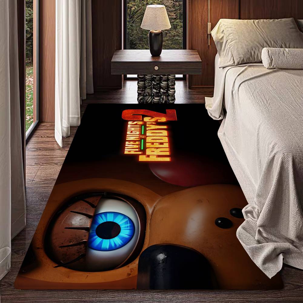 F-FNAF Five-nights-At-Freddys Door Mat Kids Room Bedroom Decoration Balcony Anti-Slip Doormat Living Room Doormat Area Rug