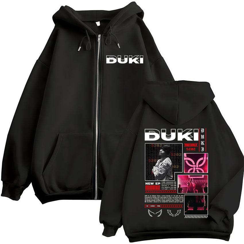 Худи на молнии мужские и женские Duki 5202 MIXTAPE Альбом Модная одежда Толстовки на молнии Флис Повседневные Оверсайз Толстовки