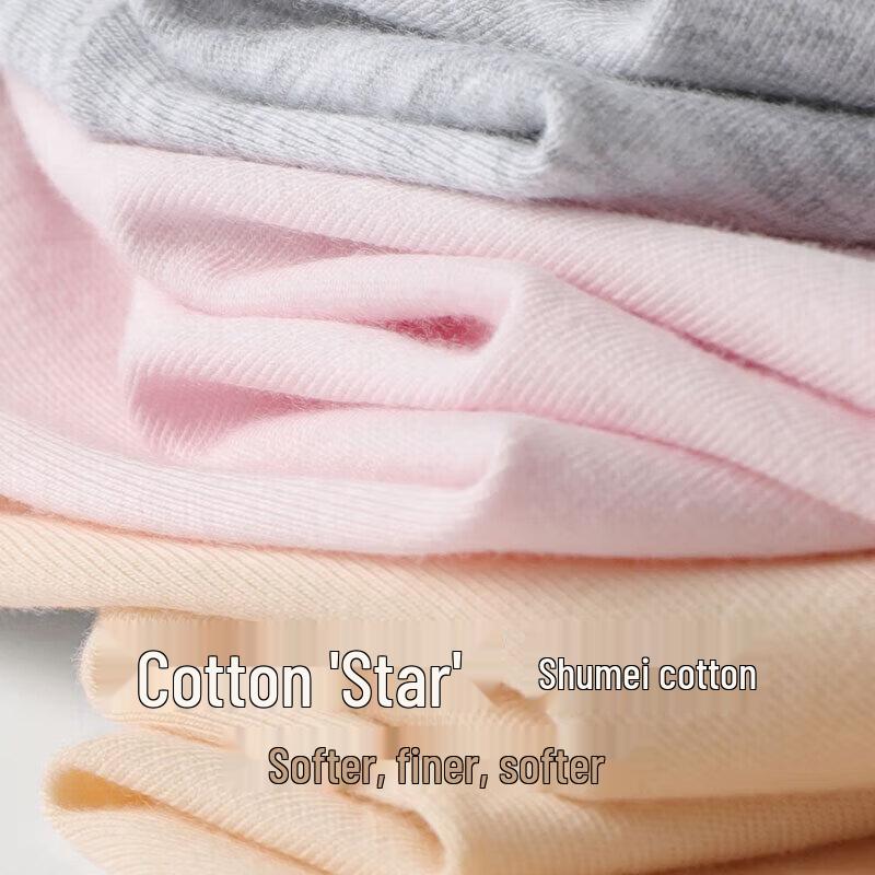 Shuya Women's High-Waist Breathable Cotton Briefs