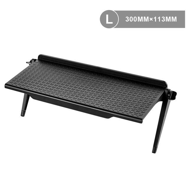 Регулируемый органайзер для монитора телевизора, стойка для экрана, верхняя полка для хранения, практичный органайзер для компьютера, офиса, многофункциональный органайзер