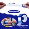 4 Rolls Blue Heat Tape, High Temperature Heat Resistant Tape Heat Transfer Tape for Heat Sublimation Press Vinyl, No Residue