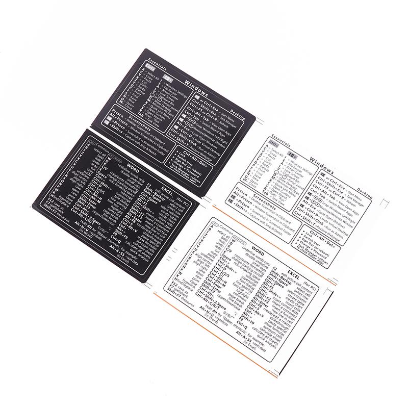 2 шт. Windows/Word справочная клавиатура компьютер ярлык наклейки клейкие съемные наклейки для быстрого справочника клавиатура руководство