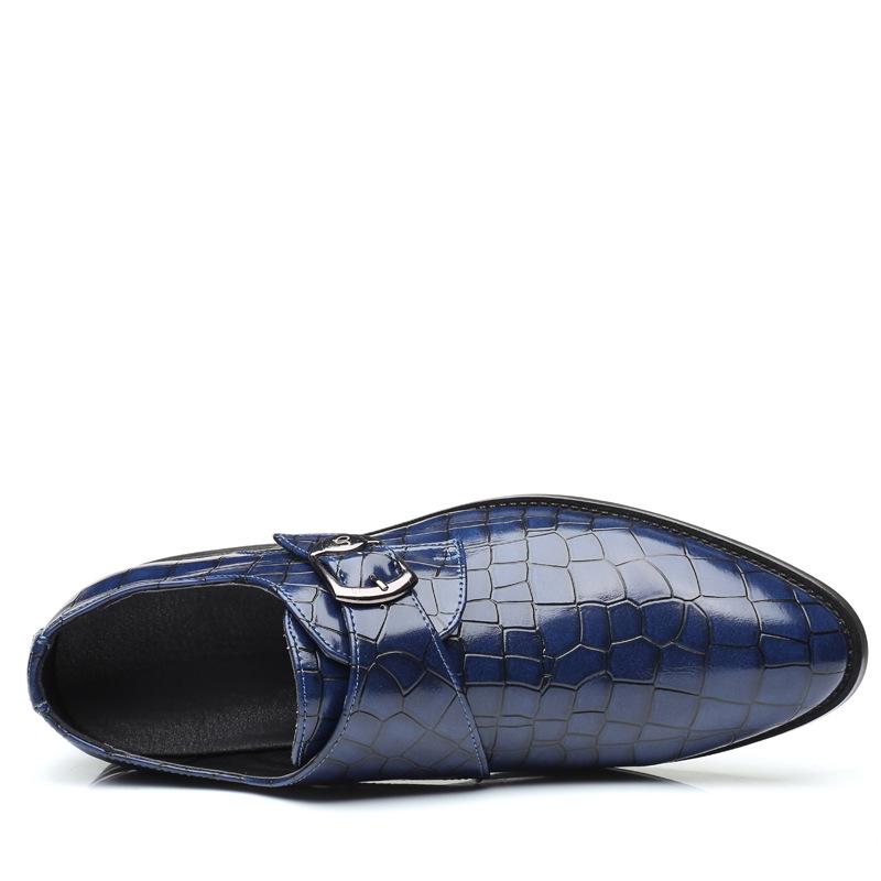 Зимние туфли-оксфорды LuxuryGrain Slip-On, мужские повседневные модные туфли с острым носком, новый дизайн 698