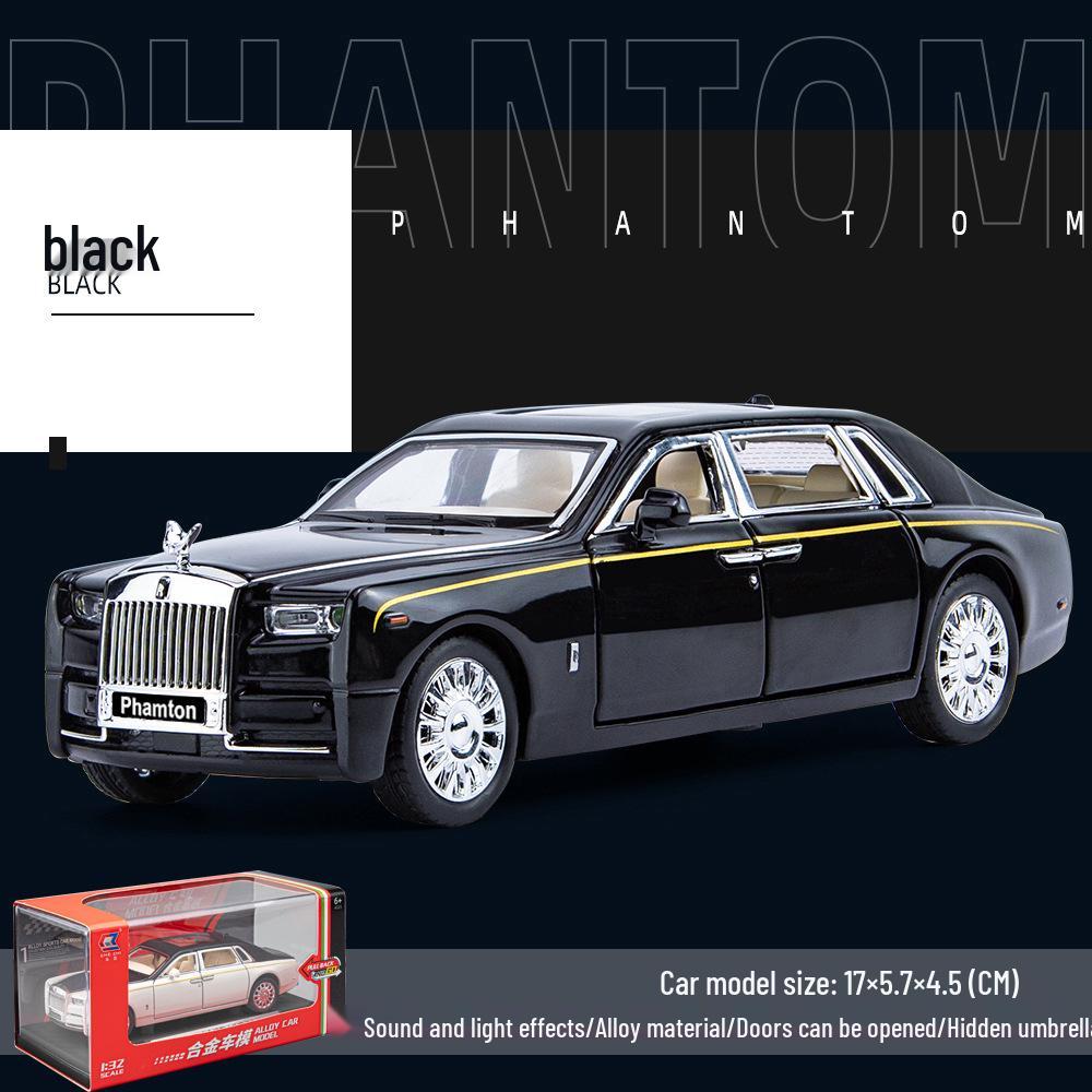 1:32 Литая модель автомобиля Phantom со световыми и звуковыми эффектами, игрушка для мальчиков