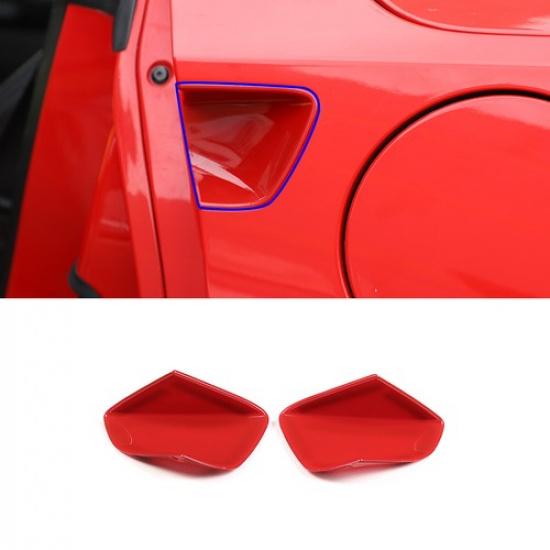 Sports Red Exterior Door Handle Bowl Cover Trim for Corvette C7 2014-