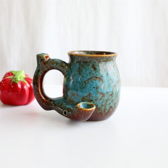 Керамическая кружка с уникальной глазурью Yousheng, чашка в форме кофейника Wake and Bake с эргономичной ручкой, оригинальные подарки для любителей кофе, пекарей