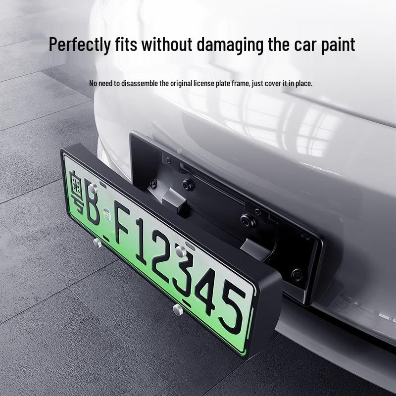 Tesla Model 3/Y License Plate Frame - New Version, Full Protection Holder
