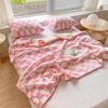 Portable Soft Blankets for Adult Bed Cover Air Conditioning Office Nap Blanket Bedroom Decorative Quilted Fleece Throw Blanket