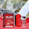 Car Glass Oil Film Cleaner - Car Windshield Oil Film Cleaner, Car Oil Film Cleaning Brush, Glass Oil Film Remover 120ml+60ml Refill